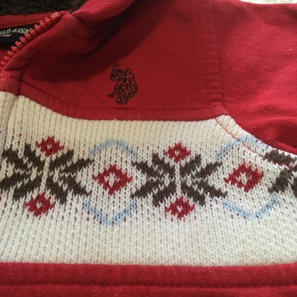 6-9m (4/$20) US Polo Assn. Hoodie - Picture 3 of 8